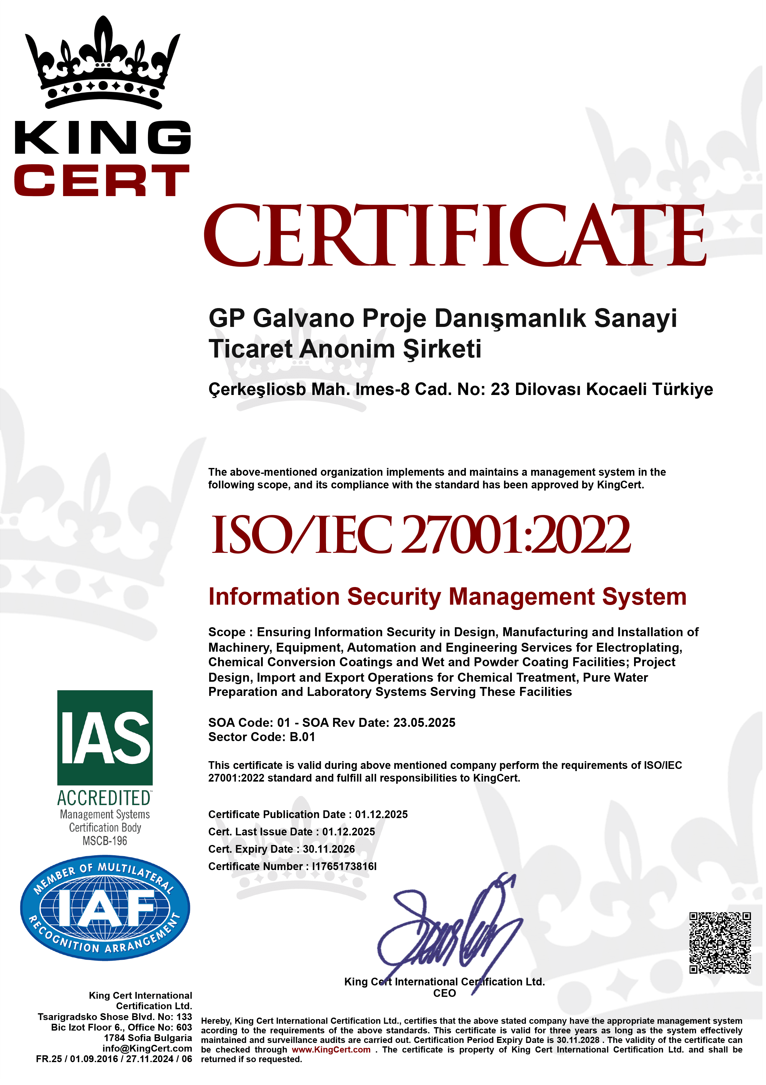 ISO 27001:2022